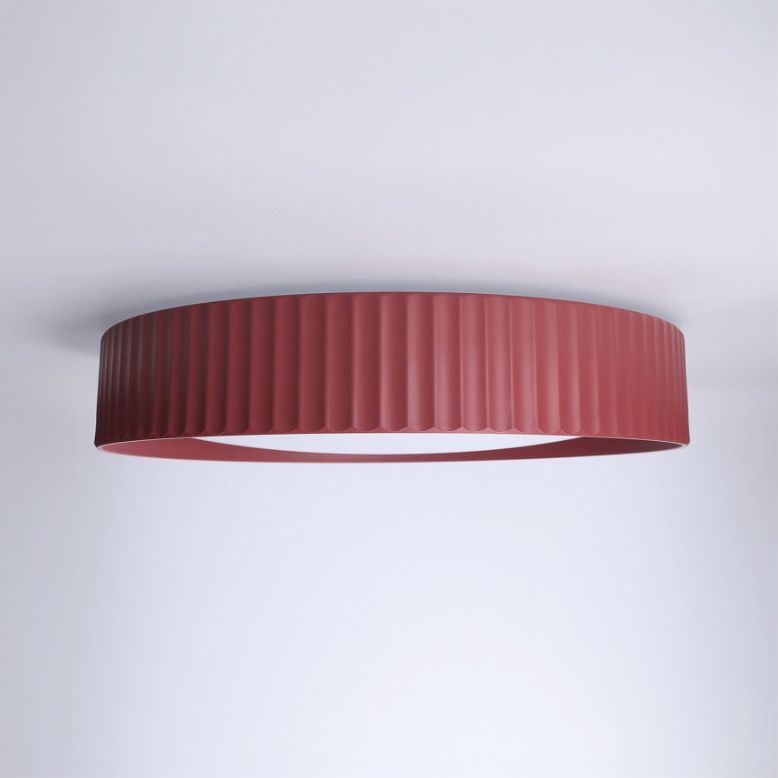 Brilagi - LED hämardatav laelamp LUCIA LED/48W/230V 3000-6500K läbimõõt 41 cm punane + kaugjuhtimispult