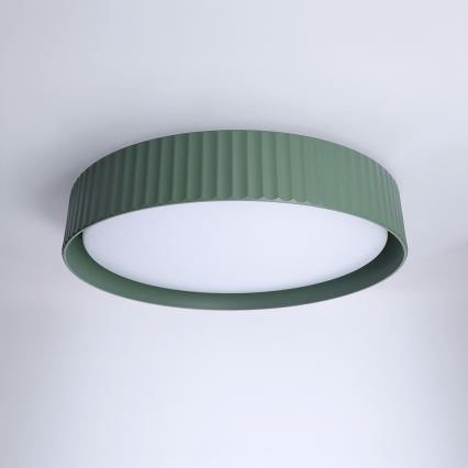 Brilagi - LUCIA LED hämardatav laevalgusti LED/48W/230V 3000-6500K läbimõõt 41 cm roheline + kaugjuhtimispult