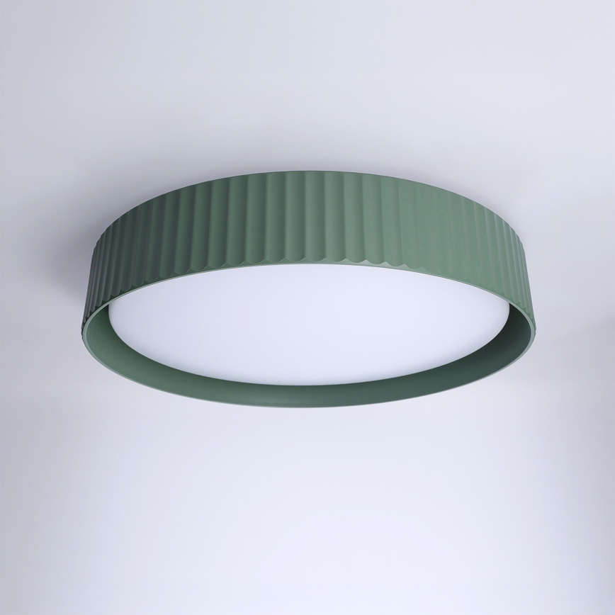 Brilagi - LUCIA LED hämardatav laevalgusti LED/48W/230V 3000-6500K läbimõõt 41 cm roheline + kaugjuhtimispult