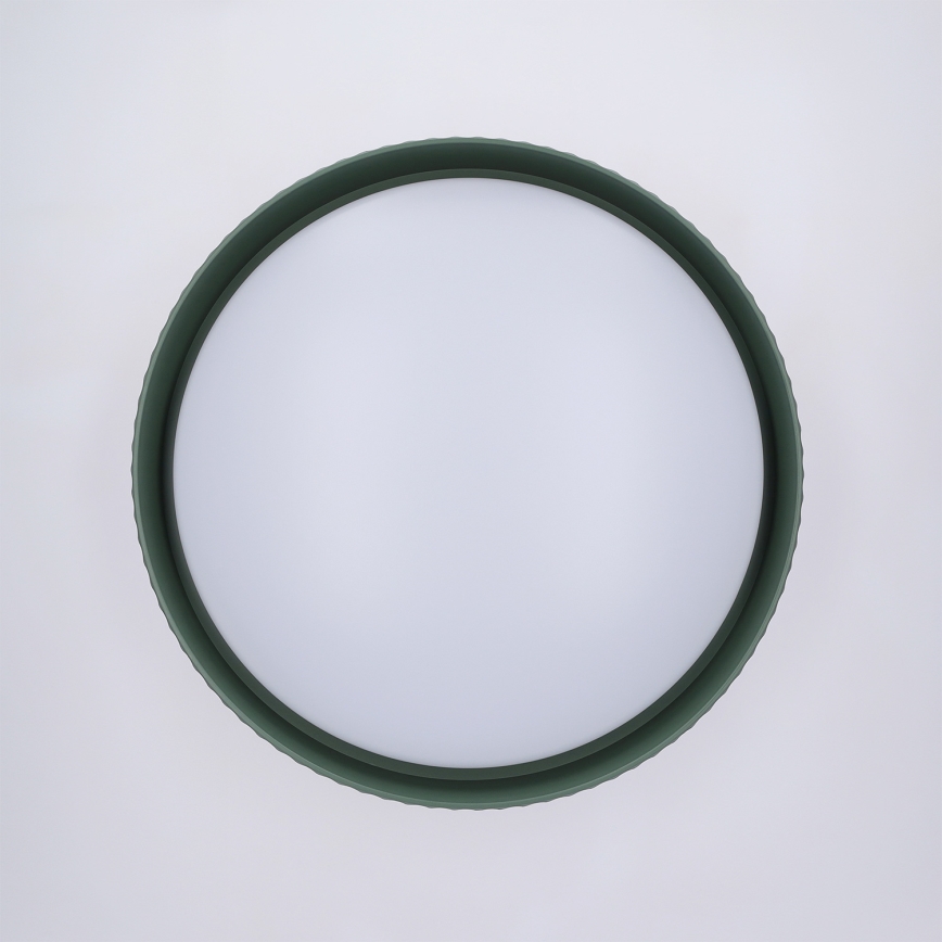 Brilagi - LUCIA LED hämardatav laevalgusti LED/48W/230V 3000-6500K läbimõõt 41 cm roheline + kaugjuhtimispult