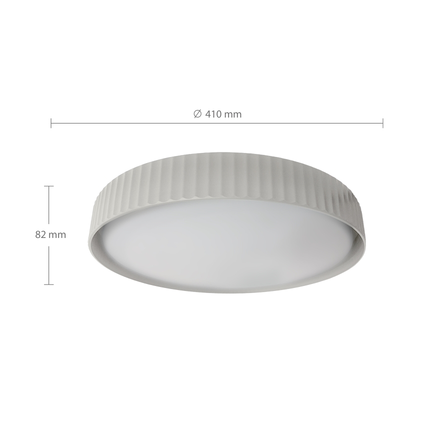 Brilagi - LED hämardatav laelamp LUCIA LED/48W/230V 3000-6500K läbimõõt 41 cm valge + kaugjuhtimispult