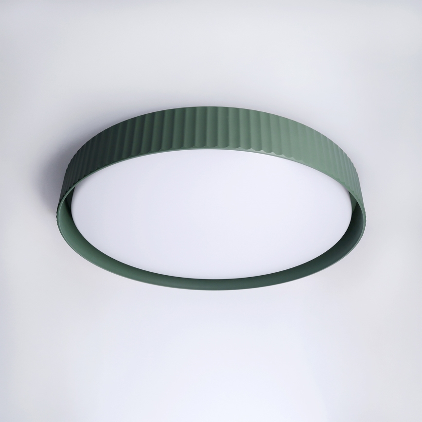 Brilagi - hämardatav LED-laevalgusti LUCIA LED/60W/230V 3000-6500K läbimõõt 59 cm roheline + kaugjuhtimispultiga