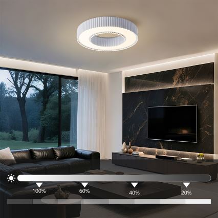 Brilagi - LED Hämardatav laelamp LUMIX LED/48W/230V 3000-6000K valge läbimõõt 50 cm + kaugjuhtimispult