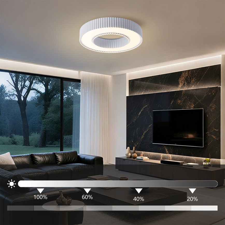 Brilagi - LED Hämardatav laelamp LUMIX LED/48W/230V 3000-6000K valge läbimõõt 50 cm + kaugjuhtimispult