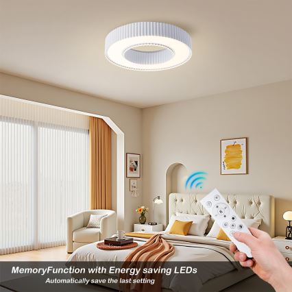Brilagi - LED Hämardatav laelamp LUMIX LED/48W/230V 3000-6000K valge läbimõõt 50 cm + kaugjuhtimispult