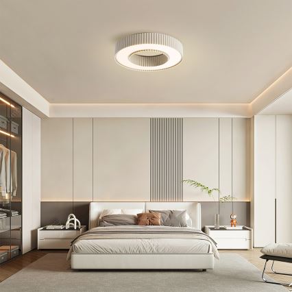 Brilagi - LUMIX hämardatav LED-laelamp LED/48W/230V 3000-6000K beež, läbimõõt 50 cm + kaugjuhtimispult