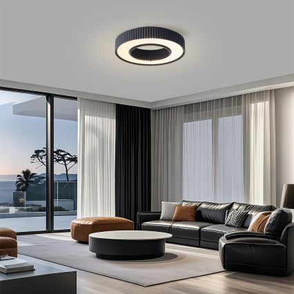 Brilagi - LED-hämardatav laelamp LUMIX LED/48W/230V 3000–6000K must Ø 50 cm + kaugjuhtimispult