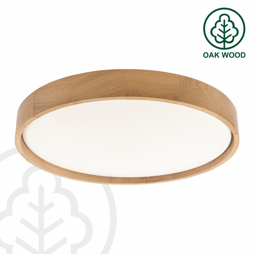 Brilagi - hämardatav LED-laelamp MANAROLA REMOTE LED/36W/230V 3000-6500K läbimõõt 51 cm tamm + kaugjuhtimispult