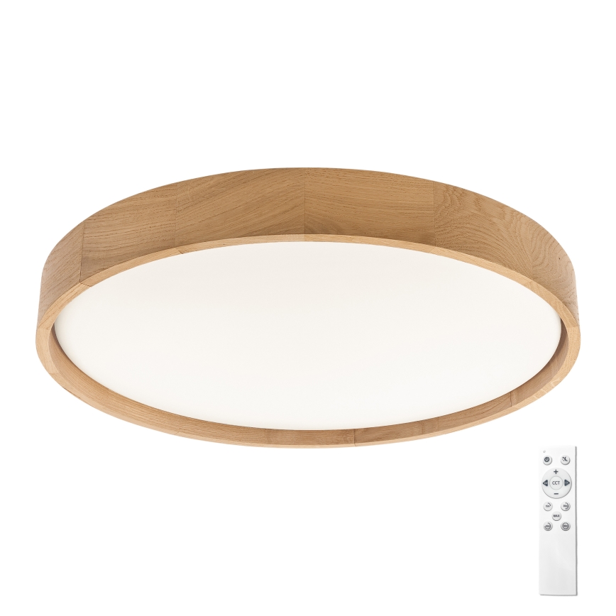 Brilagi - hämardatav LED-laelamp MANAROLA REMOTE LED/36W/230V 3000-6500K läbimõõt 51 cm tamm + kaugjuhtimispult