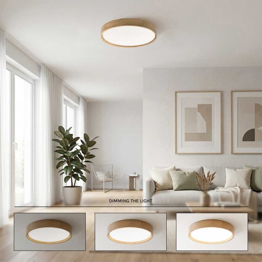 Brilagi - LED-hämardatav laelamp MANAROLA SMART STARS LED/36W/230V 3000-6000K Wi-Fi Tuya Beacon läbimõõt 51 cm + kaugjuhtimispult