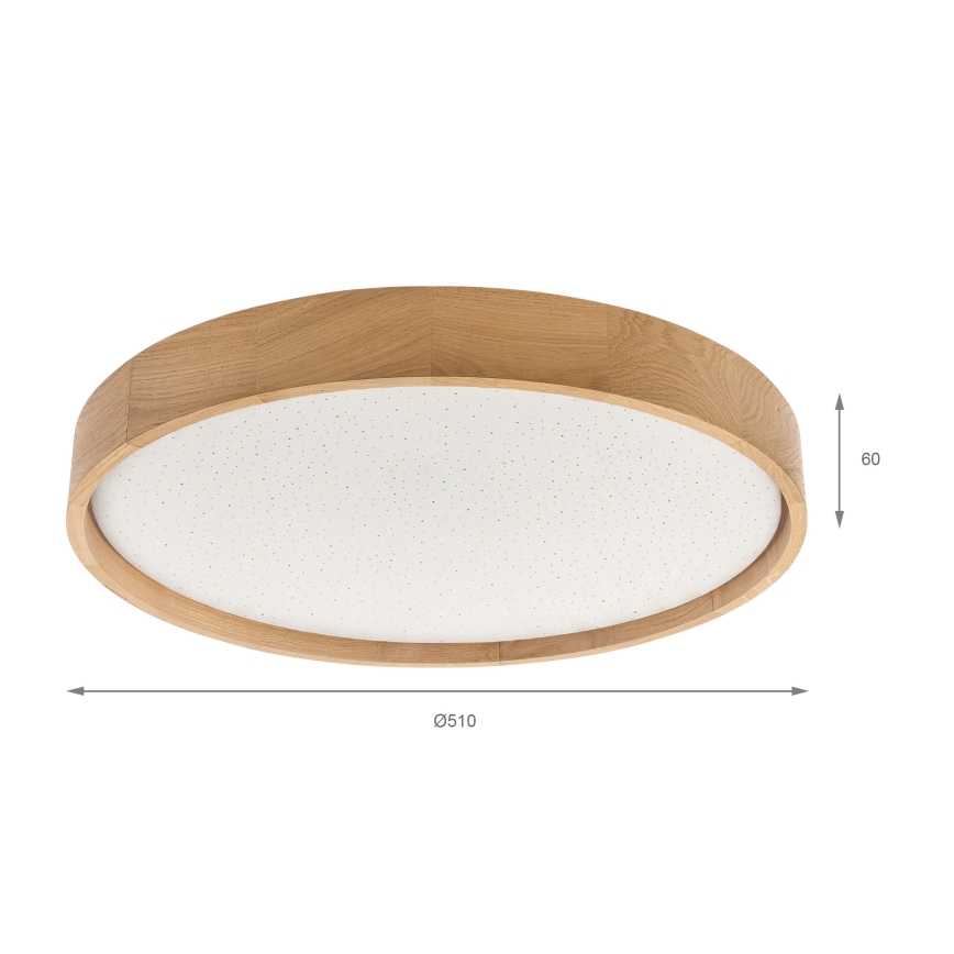 Brilagi - LED-hämardatav laelamp MANAROLA SMART STARS LED/36W/230V 3000-6000K Wi-Fi Tuya Beacon läbimõõt 51 cm + kaugjuhtimispult