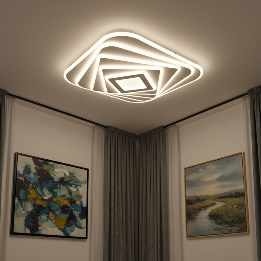 Brilagi - hämardatav laelamp MODERN LED/210W/230V 3000-6000K 55x55 cm + kaugjuhtimispult