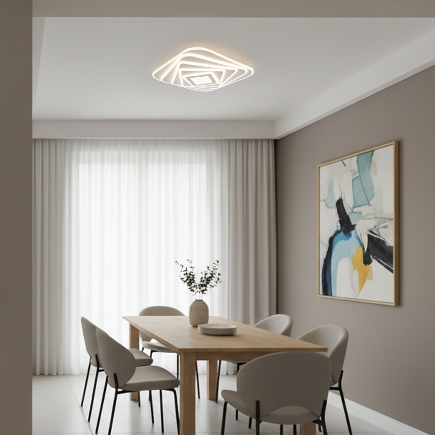 Brilagi - hämardatav laelamp MODERN LED/210W/230V 3000-6000K 55x55 cm + kaugjuhtimispult