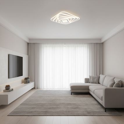Brilagi - hämardatav laelamp MODERN LED/210W/230V 3000-6000K 55x55 cm + kaugjuhtimispult