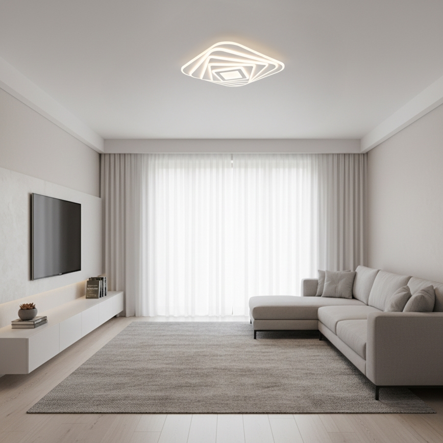 Brilagi - hämardatav laelamp MODERN LED/210W/230V 3000-6000K 55x55 cm + kaugjuhtimispult