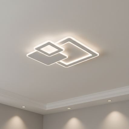 Brilagi - LED Hämardatav laelamp MODERN LED/93W/230V 3000-6000K 48,5x48,5 cm + kaugjuhtimispult