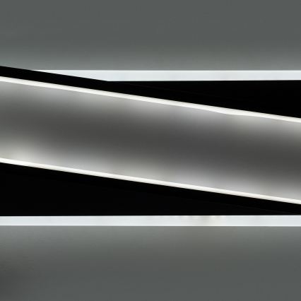 BRILAGI - LED-hämardatav laevalgusti OUTLINE LED/52W/230V 3000-6000K 15x60 cm valge/must + kaugjuhtimispult