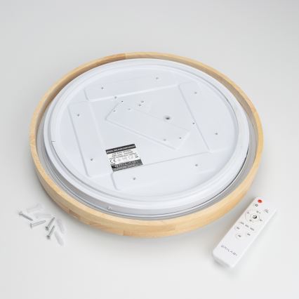 Brilagi - hämardatav LED-laelamp PINE LED/24W/230V, läbimõõt 42 cm, 3000-6500K + kaugjuhtimispult