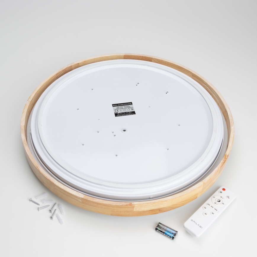 Brilagi - LED hämardatav laelamp PINE LED/60W/230V läbimõõt 52 cm 3000-6500K + kaugjuhtimispult