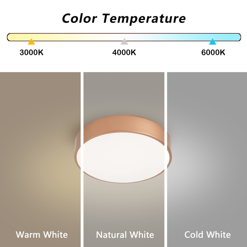 BRILAGI - hämardatav LED-laelamp POOL LED/24W/230V 3000-6000K pr. 20 cm vaskne + kaugjuhtimispult