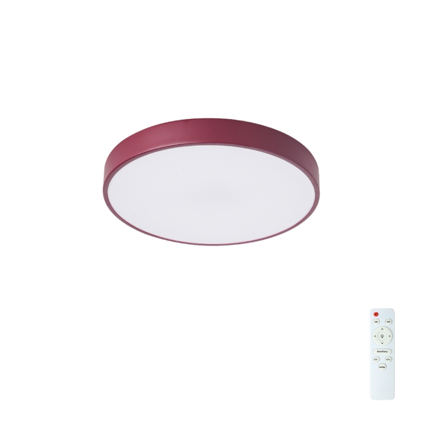 Brilagi - hämardatav laelamp POOL LED/36W/230V 3000-6000K Ø 30 cm bordoo + kaugjuhtimispult