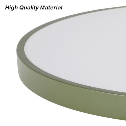 Brilagi - hämardatav LED-laelamp POOL LED/36W/230V 3000-6000K läbimõõt 30 cm roheline + kaugjuhtimispult