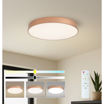 BRILAGI - LED-hämardatav laelamp POOL LED, 60 W, 230 V, 3000–6000 K, Ø 60 cm, pronksivärvi + kaugjuhtimispult