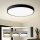 Brilagi - LED hämardatav laelamp POOL SMART LED/100W/230V 3000-6000K läbimõõt 80 cm Wi-Fi Tuya must + kaugjuhtimispult