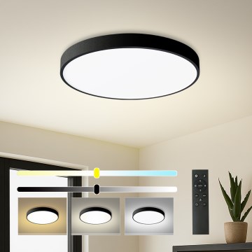 Brilagi - LED hämardatav laelamp POOL SMART LED/48W/230V 40 cm 3000-6000K Wi-Fi Tuya + kaugjuhtimispult must