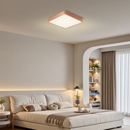 BRILAGI - LED hämardatav laevalgusti POOL SQUARE LED/48W/230V 3000-6000K 50x50 cm pronks + kaugjuhtimispult