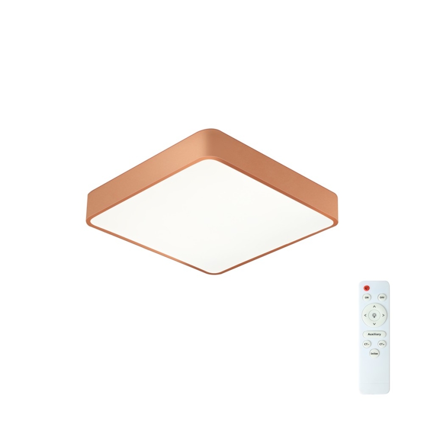 BRILAGI - LED hämardatav laevalgusti POOL SQUARE LED/48W/230V 3000-6000K 50x50 cm pronks + kaugjuhtimispult