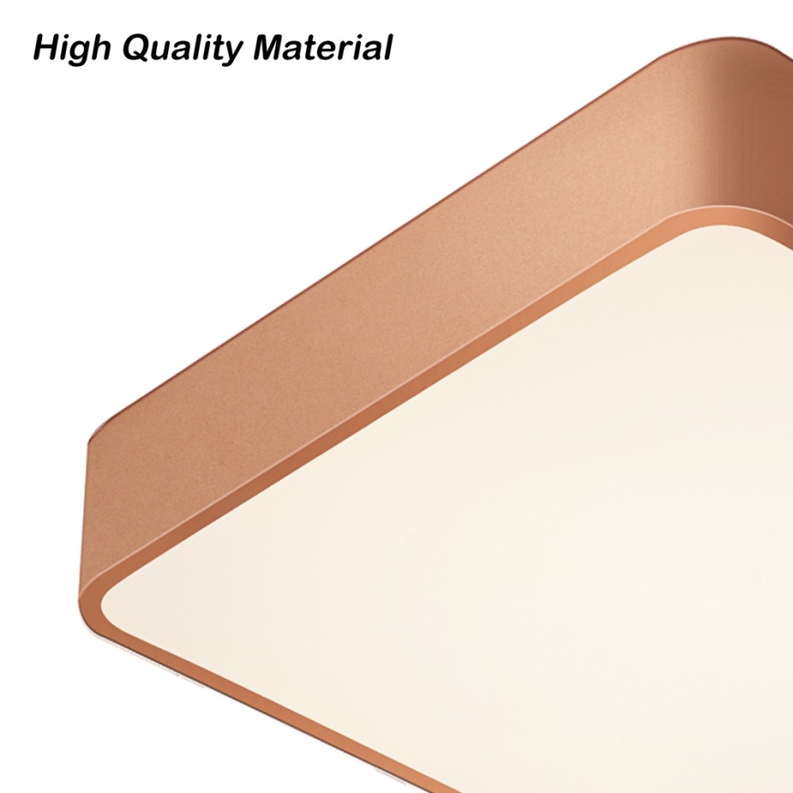BRILAGI - LED hämardatav laevalgusti POOL SQUARE LED/48W/230V 3000-6000K 50x50 cm pronks + kaugjuhtimispult