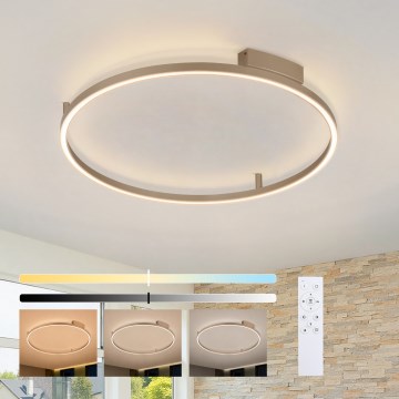 Brilagi - LED hämardatav laelamp PORTOFINO LED/60W/230V 3000-6000K läbimõõt 80 cm beež + kaugjuhtimispult