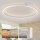 Brilagi - LED-hämardatav laelamp PORTOFINO LED/85W/230V 3000-6000K läbimõõt 120 cm hõbedane + kaugjuhtimispult