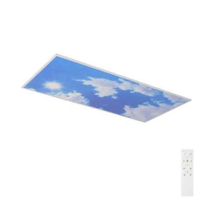 Brilagi - LED hämardatav laelamp SLIMFRAME SKY LED/80W/230V 120x60 cm 3000-6000K hõbe/sinine + kaugjuhtimispult