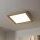 Brilagi - LED hämardatav laelamp SLIMFRAME WOOD LED/36W/230V 49,5x49,5 cm 3000-6000K pruun + kaugjuhtimispult