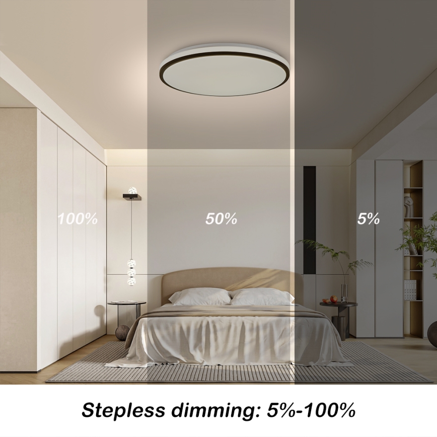 Brilagi - SMART hämardatav LED-laelamp 36W/230V, Ø 48 cm, 3000–6000K, Wi‑Fi Tuya Beacon + kaugjuhtimispult