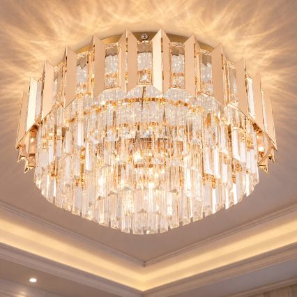 BRILAGI - Hämardatav LED-laelamp SPECTRA LED/45W/230V 3000-6000K läbimõõt 48 cm kuldne + kaugjuhtimispult