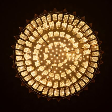 BRILAGI - Hämardatav LED-laelamp SPECTRA LED/45W/230V 3000-6000K läbimõõt 48 cm kuldne + kaugjuhtimispult