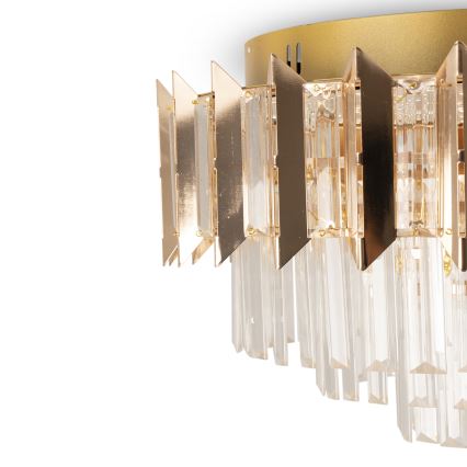 BRILAGI - Hämardatav LED-laelamp SPECTRA LED/45W/230V 3000-6000K läbimõõt 48 cm kuldne + kaugjuhtimispult