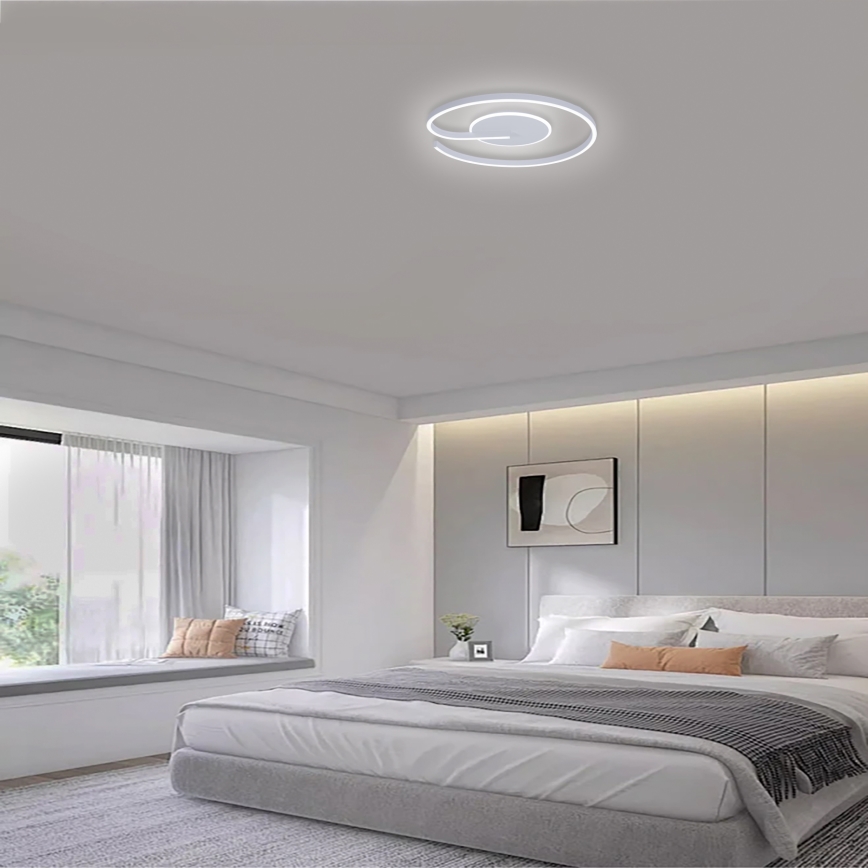 Brilagi - LED hämardatav laevalgusti SPIRAL LED/56W/230V läbimõõt 50 cm 3000/4000/6000K + kaugjuhtimispult