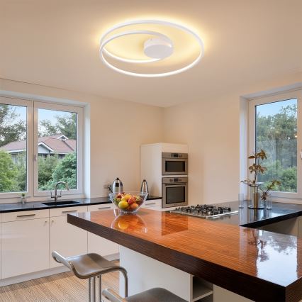 Brilagi - LED-hämardatav laelamp TWISTER LED/75W/230V 3000-6000K läbimõõt 70 cm valge + kaugjuhtimispult