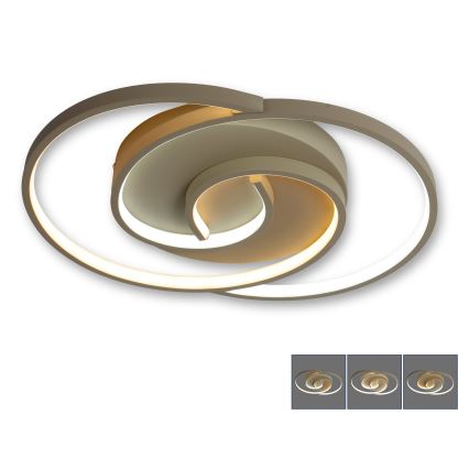 BRILAGI - Hämardatav LED laelamp VELO LED/70W/230V 3000-6500K 38x47,8 cm beež + kaugjuhtimispult