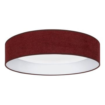 Brilagi - LED-hämardatav laelamp VELVET SMART VARI LED/24W/230V 3000-6500K läbimõõt 45 cm bordoopunane + kaugjuhtimispult