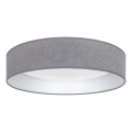 Brilagi - LED hämardatav laelamp VELVET SMART VARI LED/36W/230V 3000-6500K läbimõõt 55 cm hall + kaugjuhtimispult
