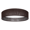 Brilagi - LED-hämardatav laelamp VELVET SMARTIX LED/24W/230V 3000-6000K, läbimõõt 45 cm, pruun, Wi-Fi Tuya Beacon + kaugjuhtimispult