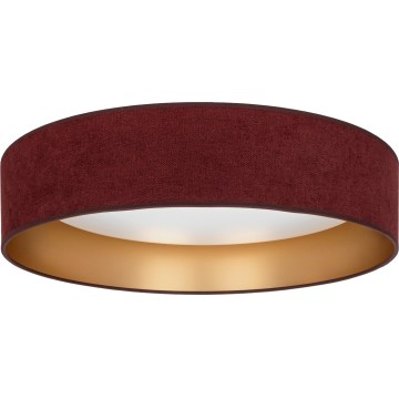 Brilagi - LED-hämardatav laelamp VELVET SMARTIX LED/24W/230V 3000-6000K läbimõõt 45 cm veinipunane/kuldne Wi-Fi Tuya Beacon + kaugjuhtimispult