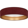Brilagi - LED-hämardatav laelamp VELVET SMARTIX STARS LED/24W/230V 3000-6000K läbimõõt 45 cm bordoopunane/kuldne Wi-Fi Tuya Beacon + kaugjuhtimispult