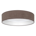 Brilagi - LED-hämardatav laelamp VELVET SMARTIX STARS LED/24W/230V 3000–6000K, läbimõõt 45 cm, pruun, Wi-Fi Tuya Beacon + kaugjuhtimispult