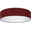 Brilagi - LED hämardatav laelamp VELVET SMARTIX STARS LED/36W/230V 3000-6000K läbimõõt 55 cm veinipunane Wi-Fi Tuya Beacon + kaugjuhtimispult